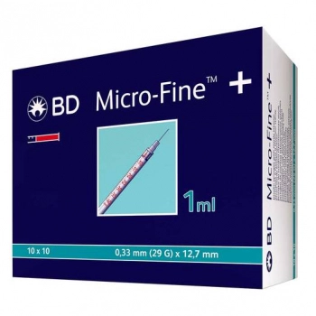 BD Microfine Plus Insulinspritze 1 ml